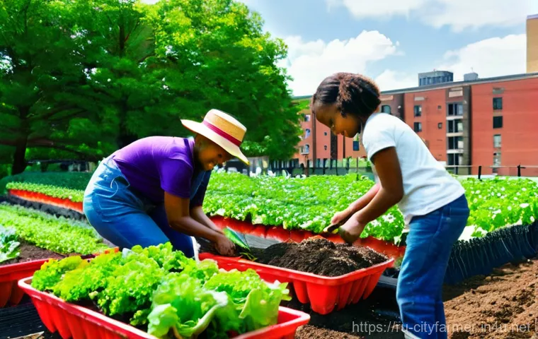도시농업 도시환경과의 조화 - **Prompt: A serene and cozy urban balcony transformed into a thriving personal edible garden.**
    ...