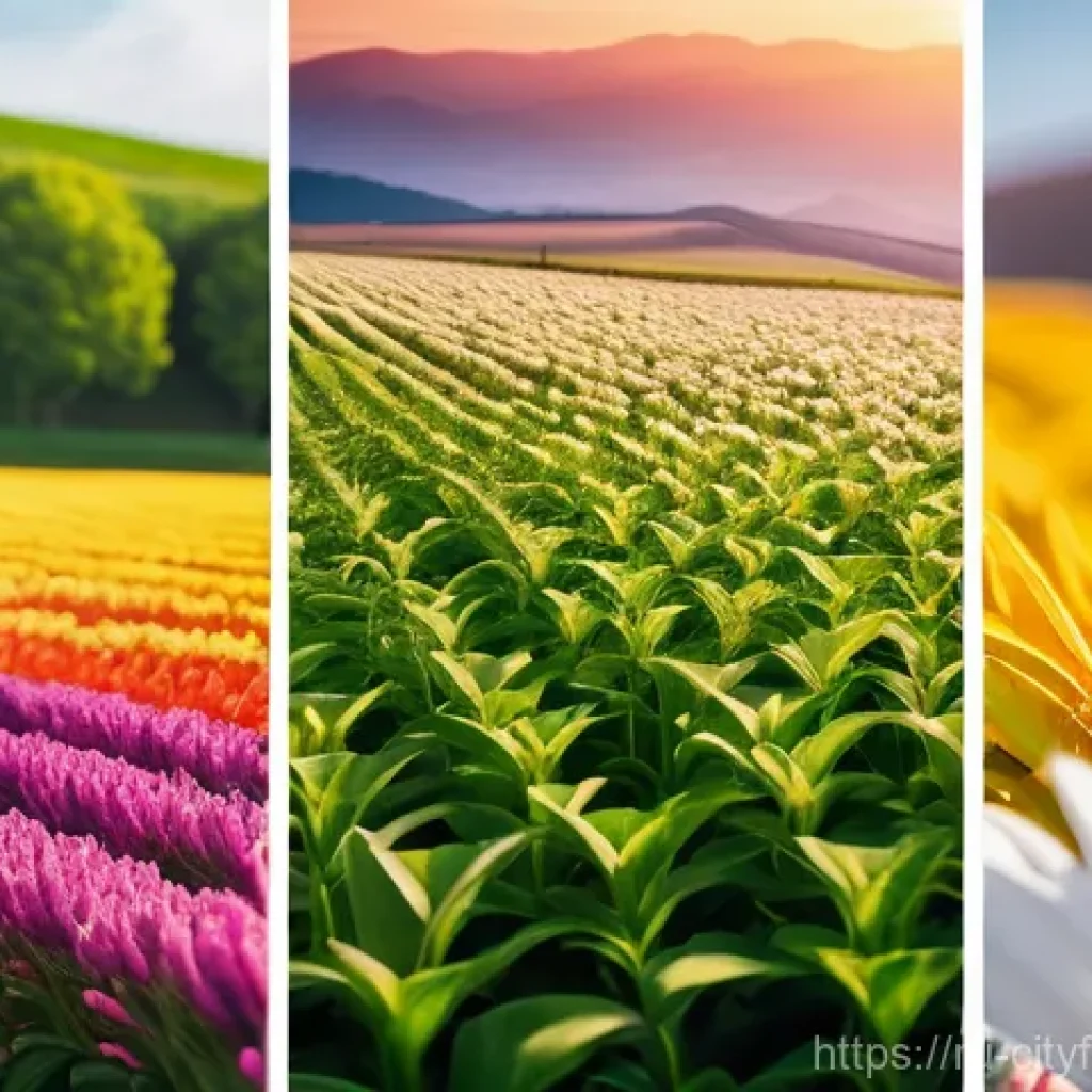 도시농업을 위한 온실 설계 - Here are three detailed image prompts: