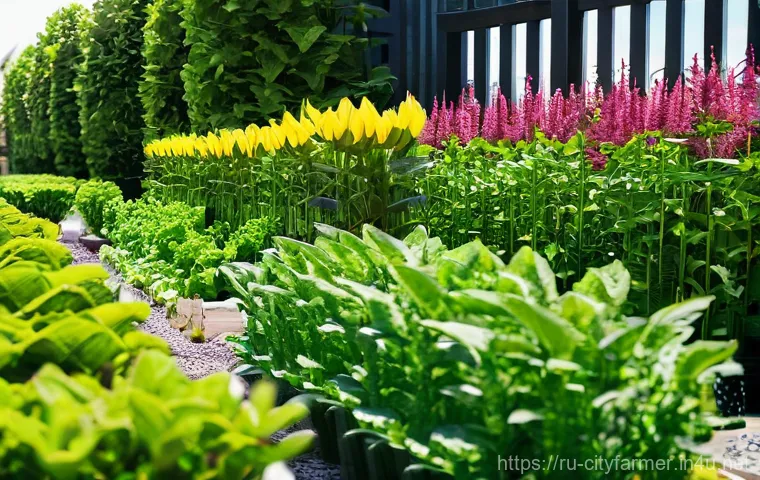 도시농업을 위한 온실 설계 - Here are three detailed image prompts: