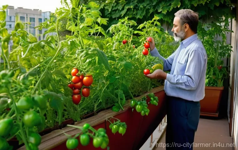 도시농업에서의 식물 성장 조절제 - **"The Awakened Garden: Before and After"**
    A split-image diptych showcasing the dramatic transf...
